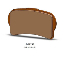 Гальмівні колодки delta braking kh644 передні газові газові txt 125 '13-'17, txt 250/280/300 '13-'19, montesa 4/4rt '14-'22, 300 rr '16-'21