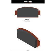 Гальмівні колодки delta braking kh651 cf moto c-force 400/450/500/600 '17-21, z-force 950/1000 '18-21, u-force 1000 '19-21 cf 500/600/800 '13-15 задні л/п