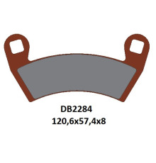Гальмівні колодки delta kh656 передні polaris ranger electric '16-'22, sportsman 325 '14-'15, ranger 570 '14-'22, ranger/rzr 4 900 '17-'19, general/ranger 1000 '16-'22, rzr 1000 '14-'2 2