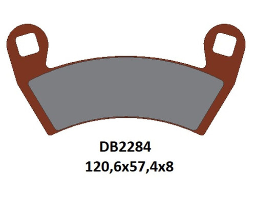 Гальмівні колодки delta kh656 передні polaris ranger electric '16-'22, sportsman 325 '14-'15, ranger 570 '14-'22, ranger/rzr 4 900 '17-'19, general/ranger 1000 '16-'22, rzr 1000 '14-'2 2