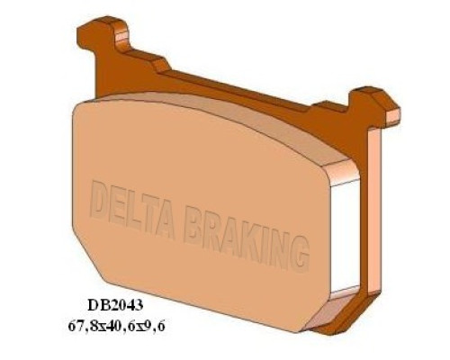 Гальмівні колодки delta braking kh66, kh68