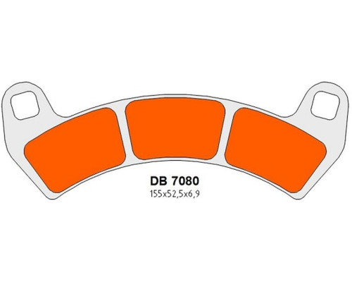Гальмівні колодки delta braking kh680 передні polaris rzr 925 pro xp/xp4 '20-'22, rzr 925 turbo '19-'22, general 1000 xp4 '21-'22, rzr 1000 xp/xp4 '16-'18 - заміна db2363or-d
