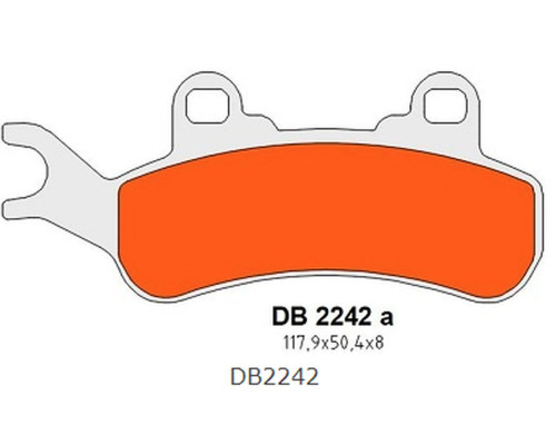 Гальмувальні колодки delta braking kh683 задня/передня права can-am defender/traxter 800 '16-'21, maveric 800/900 '18-'21, commander 1000 '21-'22