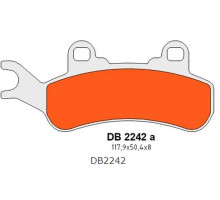 Гальмувальні колодки delta braking kh683 задня/передня права can-am defender/traxter 800 '16-'21, maveric 800/900 '18-'21, commander 1000 '21-'22