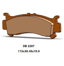 Гальмувальні колодки delta braking kh702 передні праві HONDA sxs 1000 pioneer '16-'22, xsx 1000 talon '19-'22