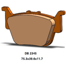 Гальмувальні колодки delta braking kh714 задні kh714 HONDA sxs 500 pioneer '15-'22, sxs 520 pioneer '21-'22, sxs 700 pioneer '16-'22