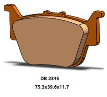 Гальмувальні колодки delta braking kh714 задні kh714 HONDA sxs 500 pioneer '15-'22, sxs 520 pioneer '21-'22, sxs 700 pioneer '16-'22