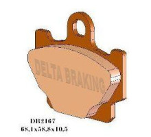 Гальмівні колодки delta braking kh81 - заміна db2167mx-d та db2167qd-d