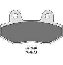 Гальмівні колодки delta braking kh86 - заміна db2480mx-d та db2480qd-d
