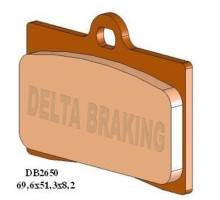 Гальмівні колодки delta kh95 передні aprilia rs 50/125 '11-'20, cagiva mito 125 '93-'10, ducati monster 900 '93-'99, moto guzzi california 1100 '94-'01, daytona 1000 '92-'98, YAMAHA szr 66 0 '96-'97, ktm smc
