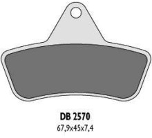 Гальмівні колодки delta braking  kh271 arctic cat`96-04 (f+r)