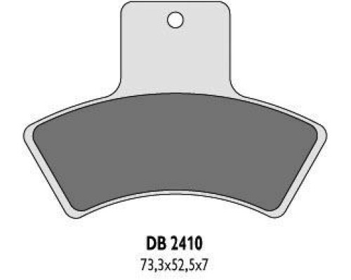 Delta braking гальмівні колодки kh270 quadzilla