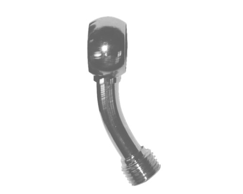 Гальмівний шланг fren tubo hom. harley 30° (11.3mm) хром