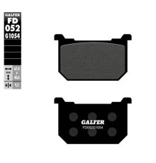 Гальмівні колодки galfer kh068 задні задні металеві (золото)