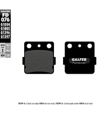 Колодки гальмівні galfer kh084 напівметал