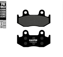 Гальмівні колодки galfer kh092 / kh323 напівметалеві (товщина 7,2 мм)