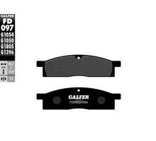Колодки гальмівні galfer kh119 напівметал