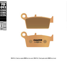 Гальмівні колодки galfer kh131 sintered metal (gold) off road