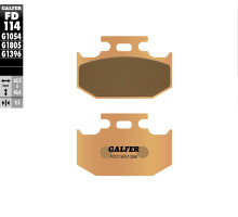 Гальмівні колодки galfer kh152 sintered metal (gold) off road