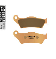 Galfer brake pads kh181 sintered metal (gold) off road ktm sx/exc '92-'20 (brembo)