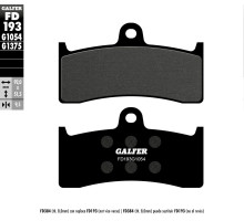 Колодки гальмівні galfer kh249 напівметал