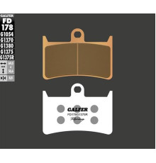 Гальмівні колодки galfer kh252 / kh380 спічений метал (золото) sport racing