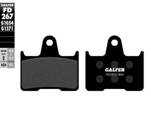 Колодки гальмівні galfer kh254 напівметалеві