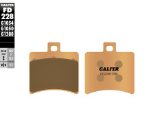 Гальмівні колодки galfer kh298 sintered metal scooter (gold) scooter