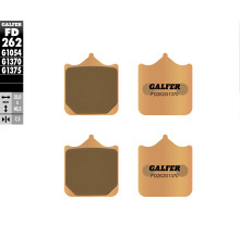 Гальмівні колодки galfer kh322/4 sintered metal (gold) street (brembo front)