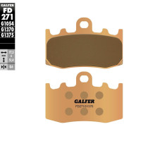 Гальмівні колодки galfer kh335 sintered metal (gold) street bmw передні (bmw r1100/1150/1200, k1200/1300)