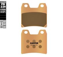 Гальмівні колодки galfer kh348 sinter metal (gold) street YAMAHA rear
