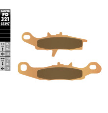 Гальмівні колодки galfer kh349 sintered metal (gold) atv (kawasaki kfx 450/700, kvf 650, suzuki lta 450, ltv 700)