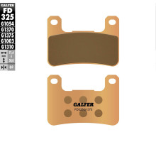 Гальмівні колодки galfer kh379 sintered metal (gold) street, передні kawasaki/suzuki