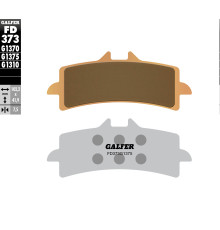 Гальмівні колодки galfer kh447 sintered metal (gold) sport, передні (brembo)
