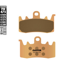 Гальмівні колодки galfer kh630 sintered metal (gold) street front bmw / ducati / triumph