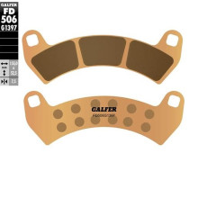 Гальмівні колодки galfer kh680 sintered metal (gold) atv polaris