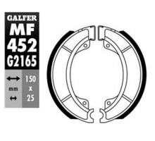 Гальмівні колодки galfer передні sh527 (y527) YAMAHA sr 125 '82-'97, sr 250 '80-'90, задні cpi aragon 125 '07-,(25x130mm)