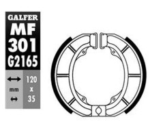 Galfer задні гальмівні колодки derbi atlantis 50/100 '99-, suzuki address 50 '92-, ap 50 '94-, lido 50/75/80 '89-