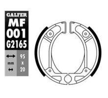 Galfer задні гальмівні колодки HONDA crf 70/80/100f '04-, dio 50 '91-'93, ne 50 vision '85-, kymco fever zx 50 '97-, sa 75/80 vision '89-