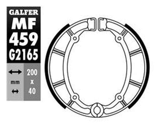 Galfer задні гальмівні колодки sh515 yamaha xj 650 '80-'88, xj 650 seca turbo/xj 750 '81, xv 1000 '81-'85, xv 1100 '86-'98, xv 535 virago '87-98, xvs 650 drag star '97-