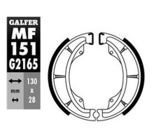 Galfer задні гальмівні колодки sh602 kawasaki eliminator 125 '88-, kx 250 '85-'86, kx 500 '83, suzuki dr 125 '86-'00, dr 250 '86-'89, dr 600r/pd/djebel/s '85-'89, gn 125/2 50 '93-, rg 80 gamma '88-, rg 125 &