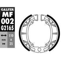 Гальмівні колодки galfer задні/передні honda bali 50/100 '95-, cg 125 '80-'03, monkey 50 '88-, mtx 125 '86-'90, peugeot zenith 50 '93-, kymco heroism 50/125 '95-, (див. додатковий опис)