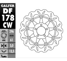 Гальмувальний диск galfer kawasaki zx6r (98-99)