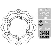 Galfer плаваючий гальмувний диск 250mm suzuki rmz 250 '07- ,rmz 450 '05-