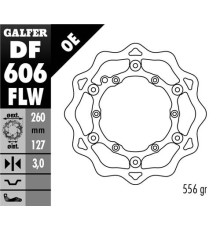 Galfer плаваючий гальмувальний диск 260mm ktm всі моделі, husaberg (ng140)