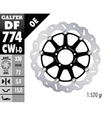 Galfer передний гальмівний диск ducati 1098 '07-'08