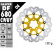 Гальмівний диск galfer передний harley-davidson (292x56x5) (wave) пливаючий колір золотий (див. опис)
