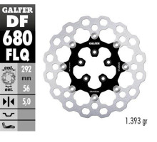 Гальмівний диск galfer передний harley-davidson (292x56x5) floating cubiq