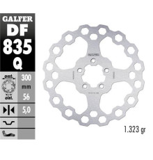 Диск гальмівний galfer передний harley-davidson (300x56x5) cubiq