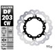 Диск гальмувальний передний galfer kawasaki ninja 250r '08-'12, zx25r '20-'21 (290x130x4.5 mm) алюмінієвий центр (990 грам)